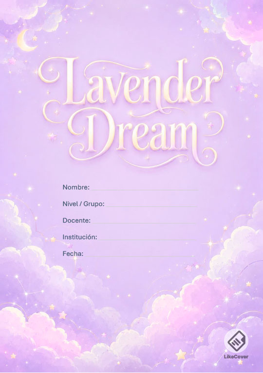 Portada Aesthetic Lavender Dream
