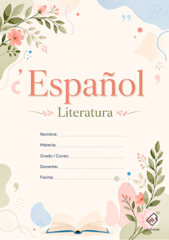 Portada Español fácil y bonita Letter Garden