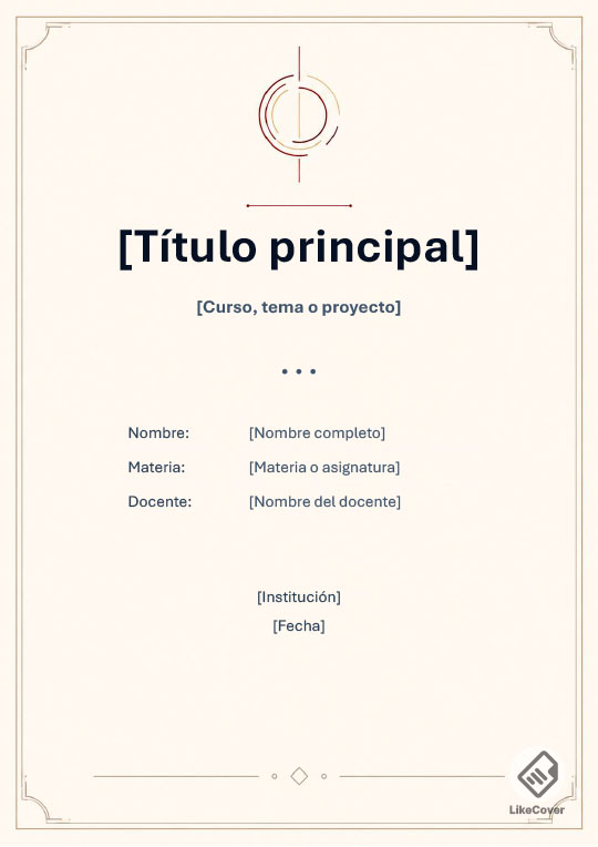 Portada Formal Wine Emblem