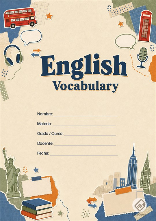 Portada Inglés Aesthetic Indie Words