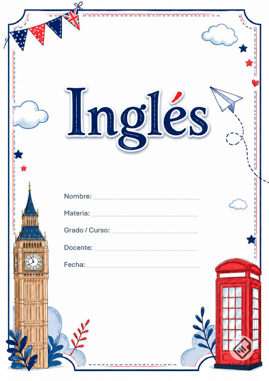 Portada Inglés fácil y bonita London Notes