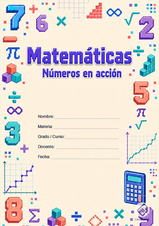 Portada Matemáticas Creativa Arcade Numbers