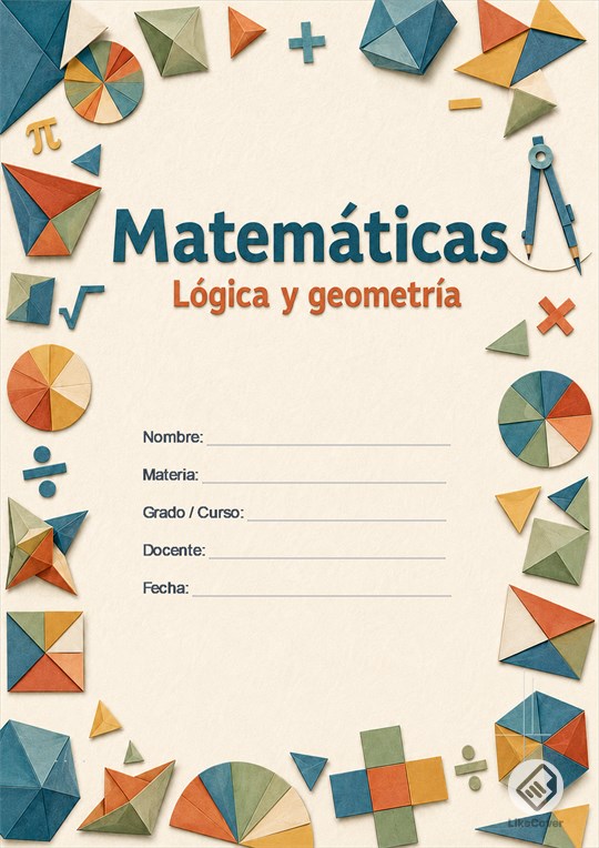 Portada Matemáticas Creativa Origami Logic