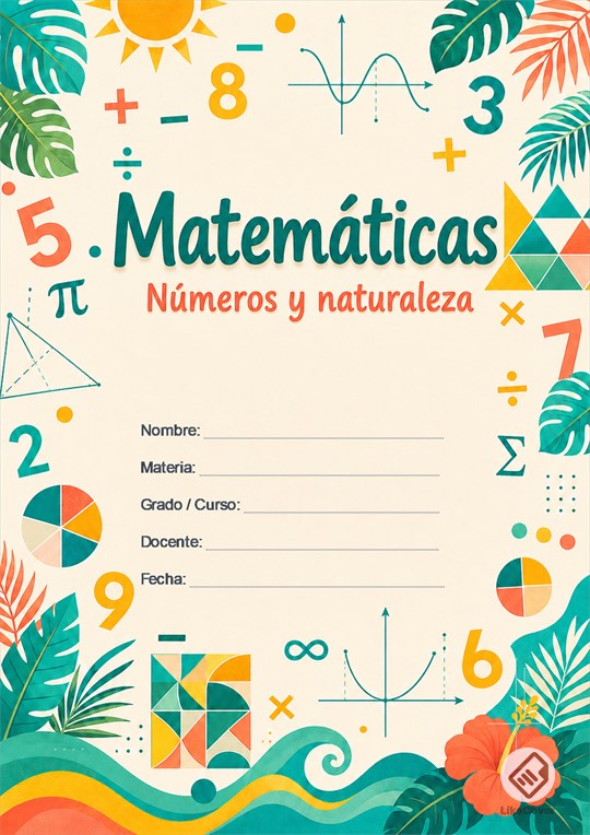 Portada Matemáticas Creativa Tropical Numbers
