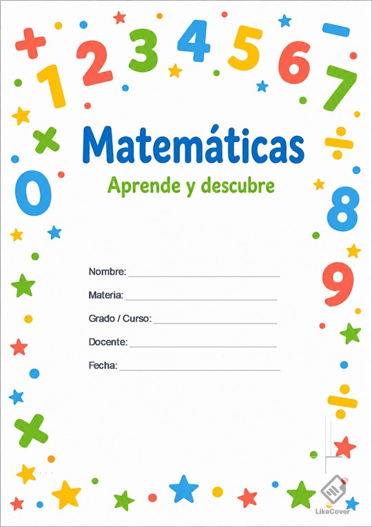 Portada Matemáticas fácil y bonita Arco Numérico