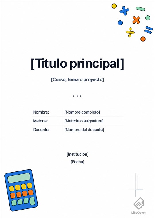 Portada Matemáticas fácil y bonita Cálculo Amable