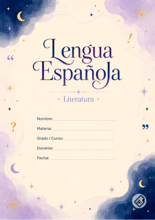 Portada de Español Aesthetic Cielo Tipográfico