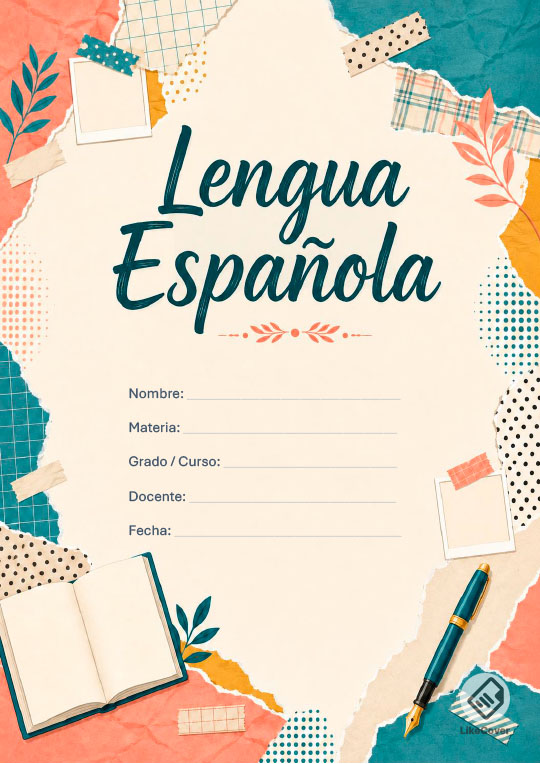 Portada de Español Aesthetic Collage Editorial