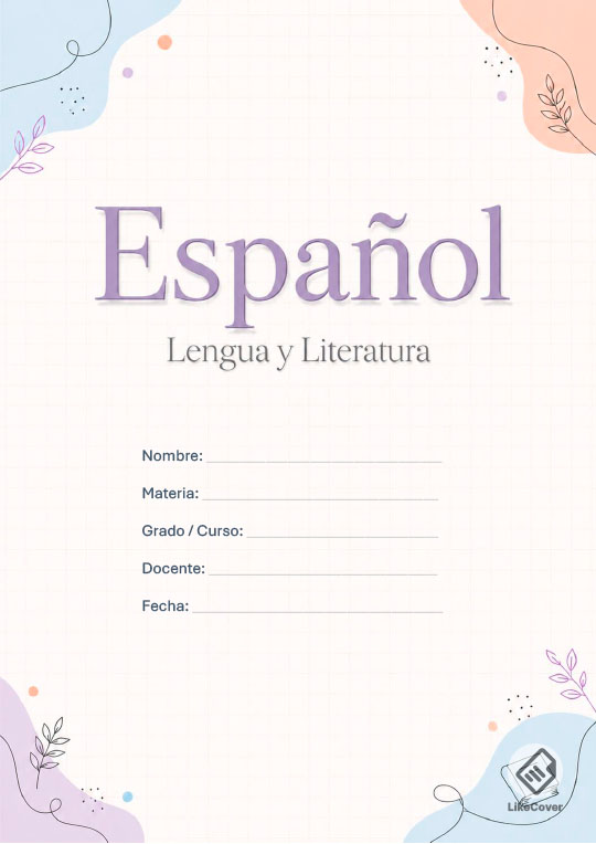 Portada de Español Aesthetic Papel Sereno