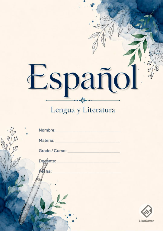 Portada de Español Aesthetic Tinta Botánica