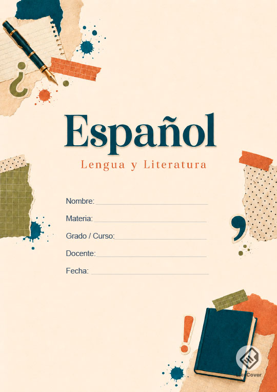Portada de Español Creativa Collage Léxico