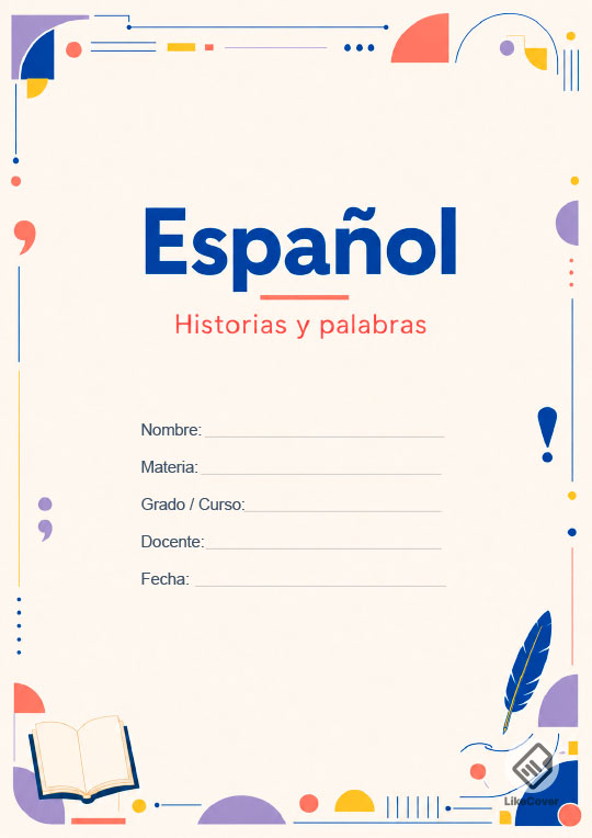 Portada de Español Creativa Geometría Narrativa