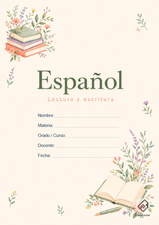 Portada de Español Creativa Jardín Literario